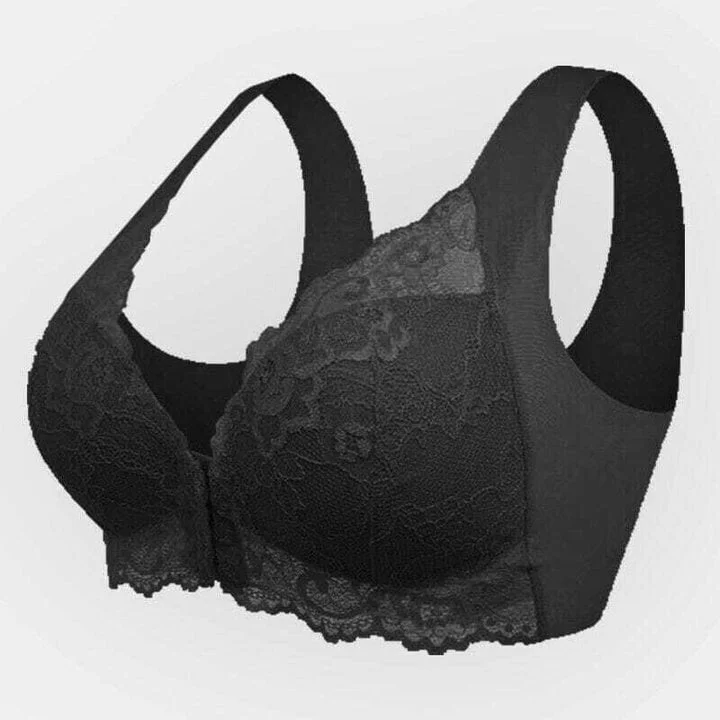 💕1 acheté = 1 gratuit💕 Soutien-gorge sans fil push-up confortable avec fermeture avant et maintien 5D