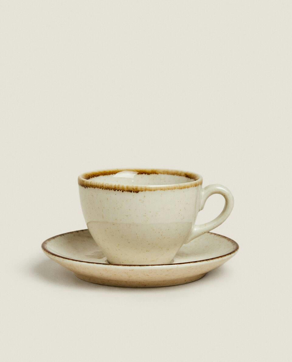 RIM DETAIL TEACUP