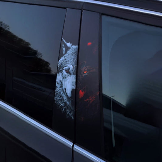 Autocollants de voiture Loup